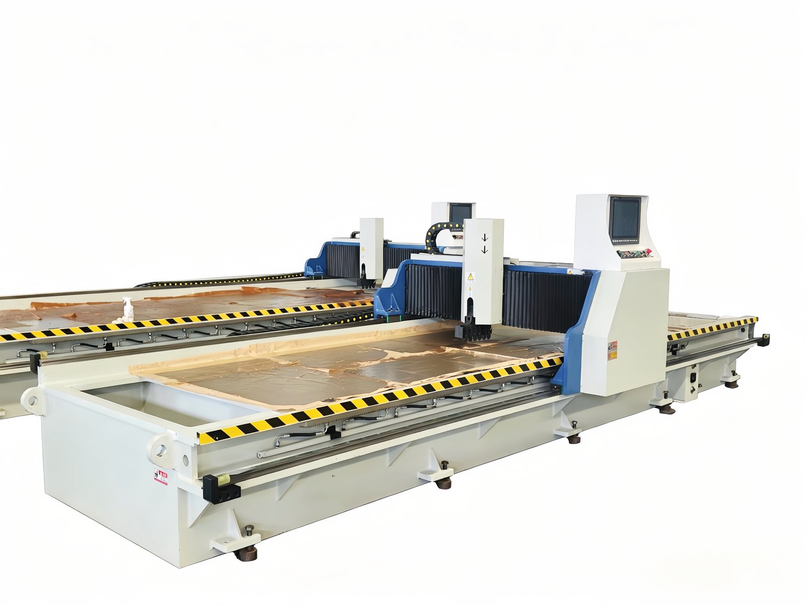 Horizontal CNC grooving machine
