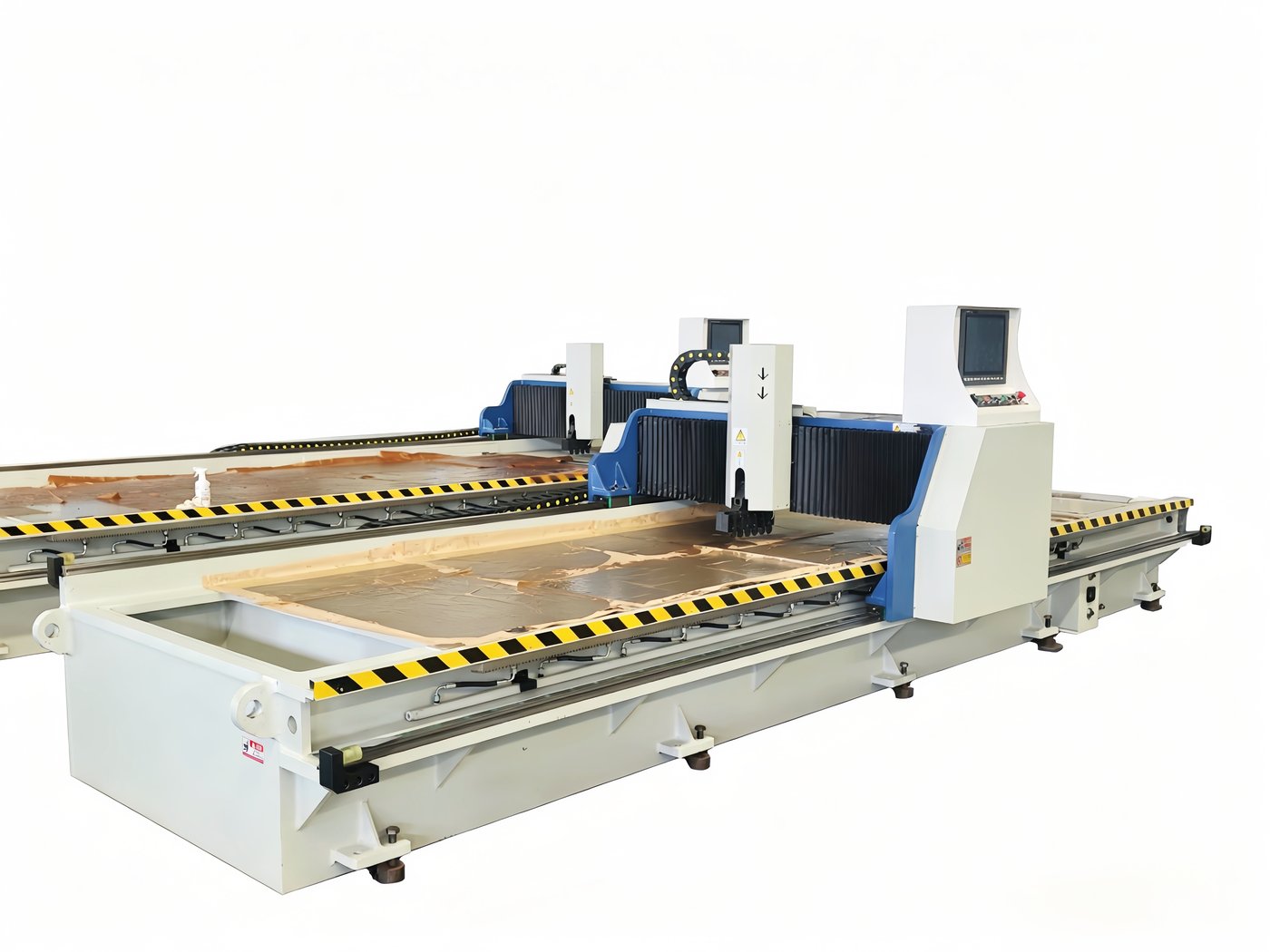 Horizontal CNC grooving machine